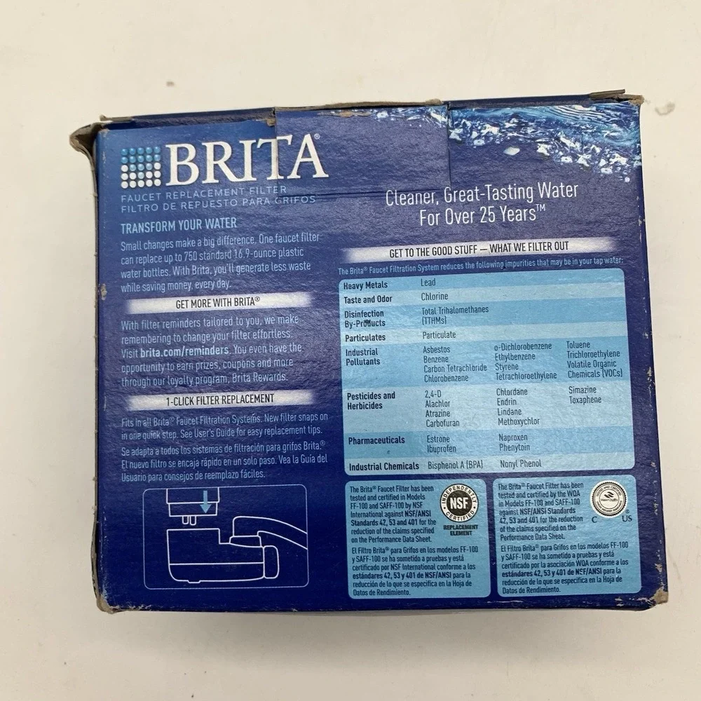 BRITA Faucet Replacement Filter 2-PACK‎ FR200 060258363111